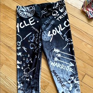 Two pair Terez Soul Cycle crop